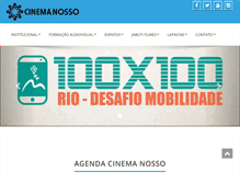 Tablet Screenshot of cinemanosso.org.br